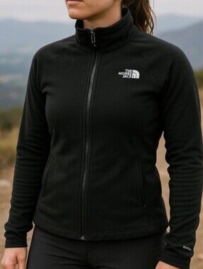 The North Face Women’s TKA Stretch Fleece Jacket - Black